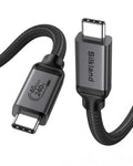 Silkland 240W USB C to USB C Cable[USB-IF Certified], 40Gbps USB4 GEN3 Type C Cable, 8K 60Hz USB C Video Cable Compatible for Thunderbolt 4 Cable, iPhone 17/16, MacBook, Monitors, Mac mini, iPad,3.3FT