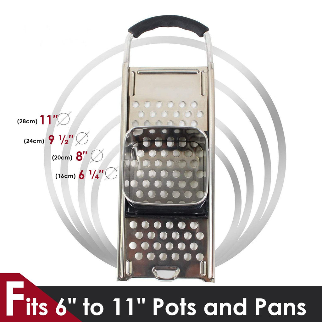 Premium Grade Stainless Steel Spaetzle Maker with Comfort Grip Handle Traditional German Egg Noodle Maker with Gift Box