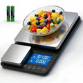 Dual Platform Kitchen Scale, [15kg/33lb-0.01g] Diyife High Precision Food Scale with LCD Display, Tare, Accumulation Function, Auto Off, 7 Units, Stainless Steel Cooking Scale for Food, Jewelry