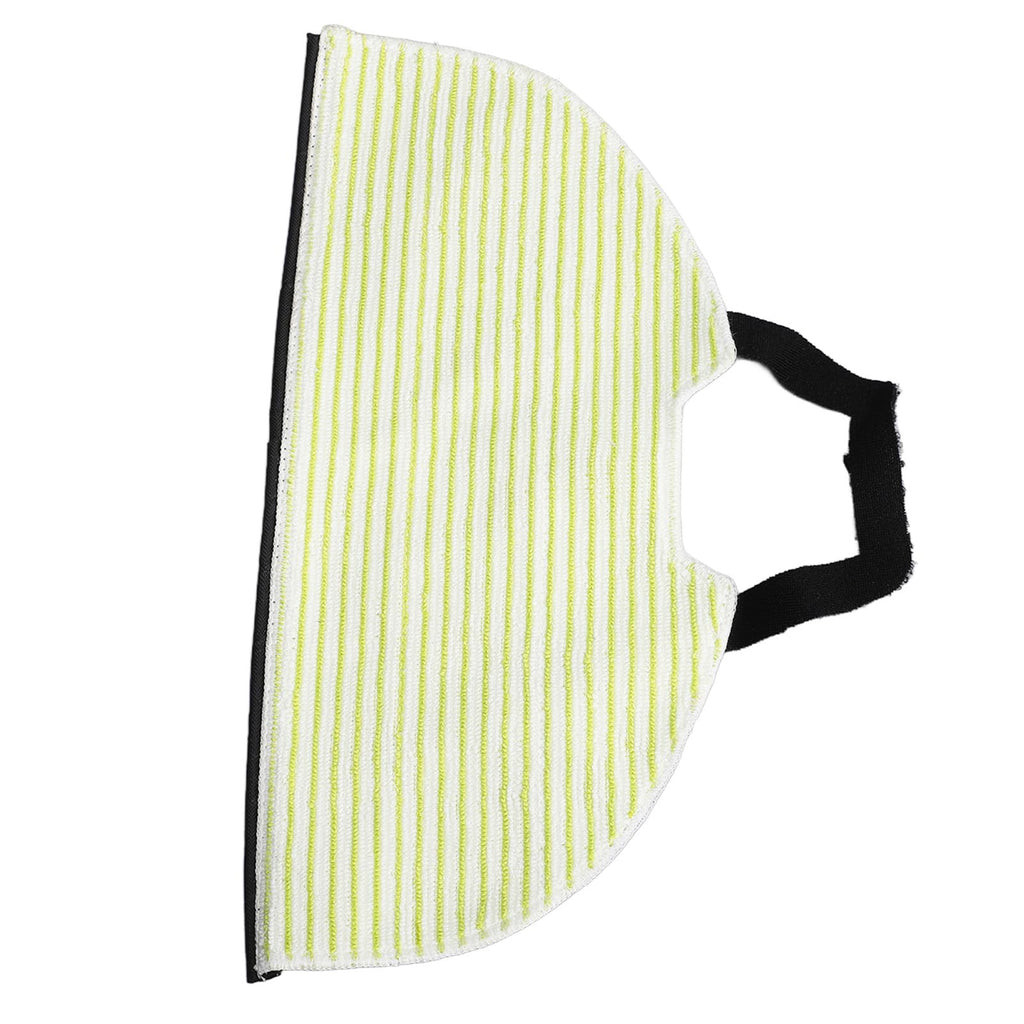 TOPINCN 4pcs Vacuum Mop Pads, Reusable Microfiber Soft Pads for Shark RV2410WD, RV2610WD Robot Vacuum, Highly Absorbent, Durable, Washable, Modern, Yellow and White Striped