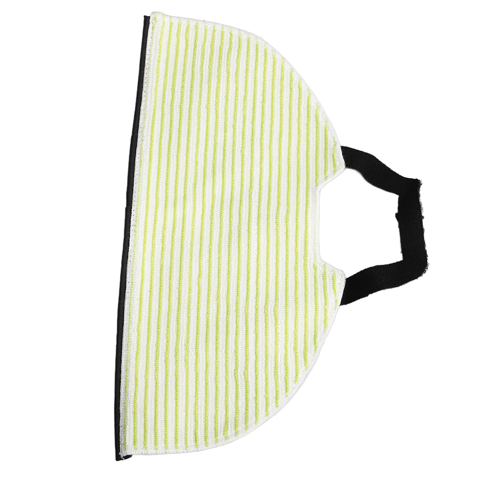 TOPINCN 4pcs Vacuum Mop Pads, Reusable Microfiber Soft Pads for Shark RV2410WD, RV2610WD Robot Vacuum, Highly Absorbent, Durable, Washable, Modern, Yellow and White Striped