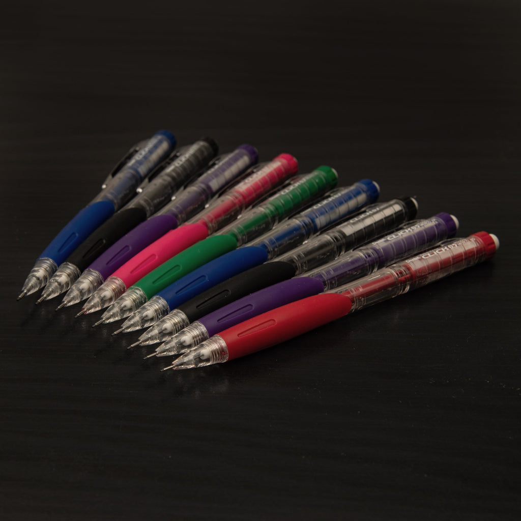 Pentel Twist-Erase Click Mechanical Pencil, 0.7mm, #2 Medium Lead, 6/Pack (PD277TLBPS6M)