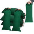 6 Pack Flood Water Barrier Sand Bags,Thickened Long Canvas Flood Protection Sandbags,Winter Bags for Swimming Pool Covers,Reusable Quick Flood Barrier for Home Flood Control