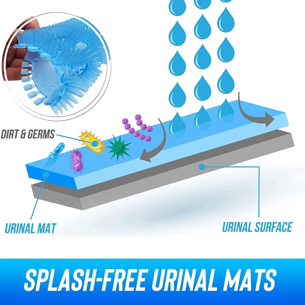 10 Packs Urinal Screens Deodorizer, Urinal Cake Anti-Splash&Odor Freshener – Ideal for Schools, Bathrooms, Restrooms, Office