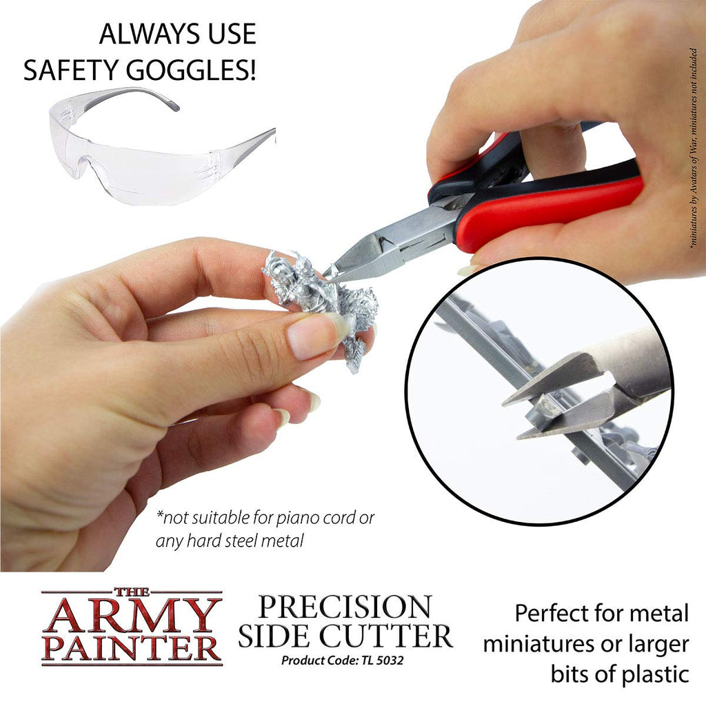 The Army Painter, Precision Side Cutter: for Plastic, Resin and Metal Figurines - Stainless Steel Precision Tool for Assembling Wargames Table Figures