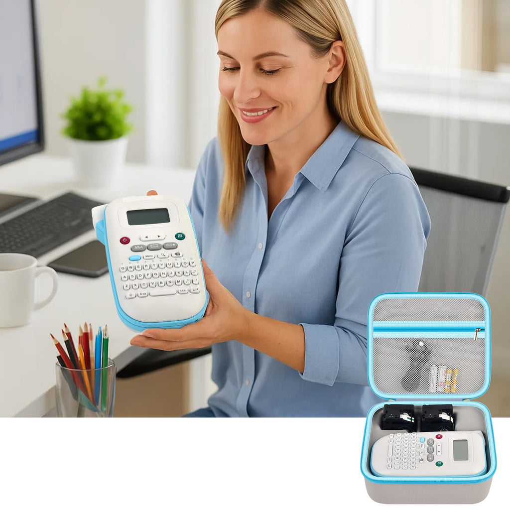 GWCASE Storage Case for Brother PT-N10 Personal Handheld Label Maker, Portable Carrying Holder Organizer for Label Tapes and Other Accessories（Bag Only）