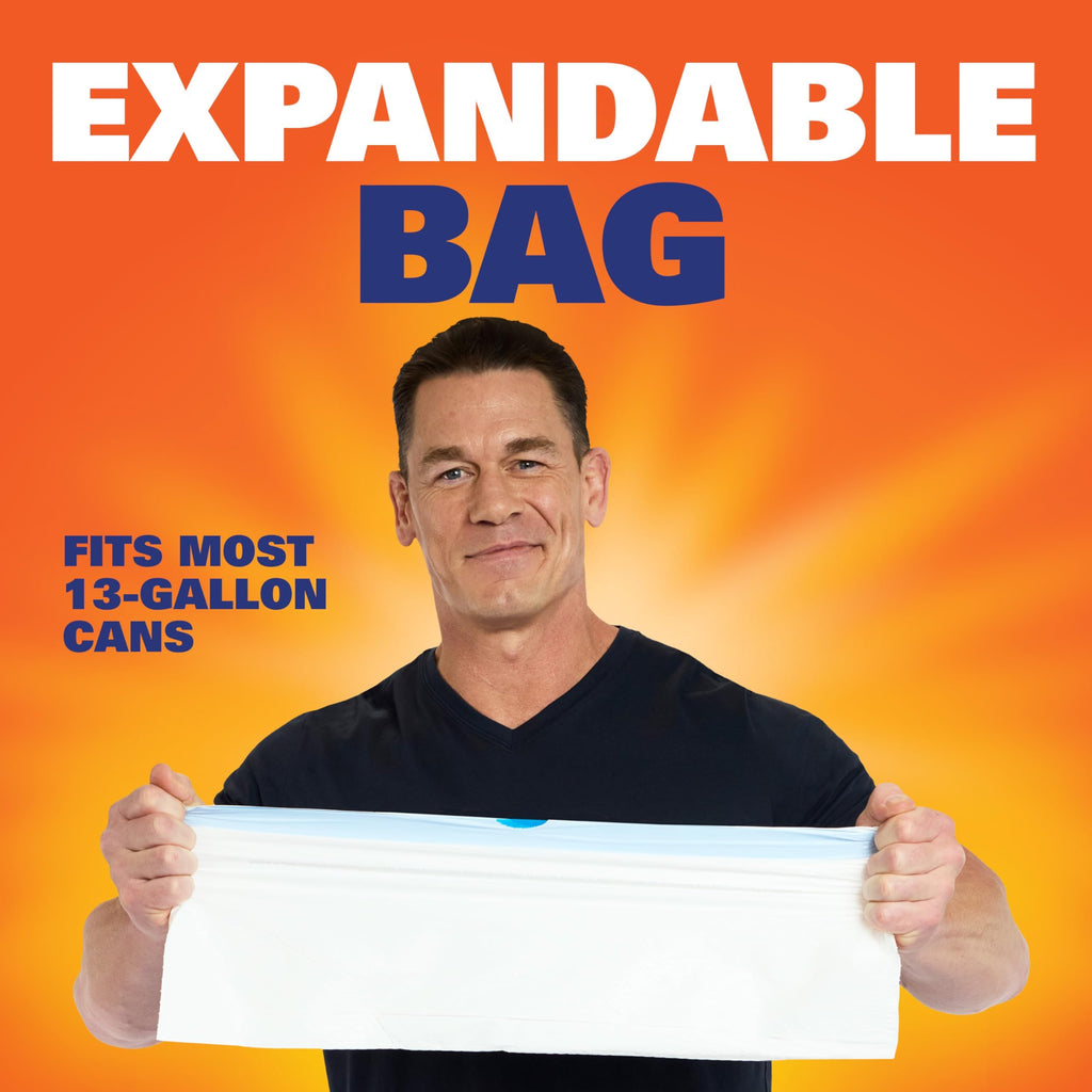 Hefty Ultra Strong Tall Kitchen Trash Bags, Unscented, 13 Gallon, 40 Count