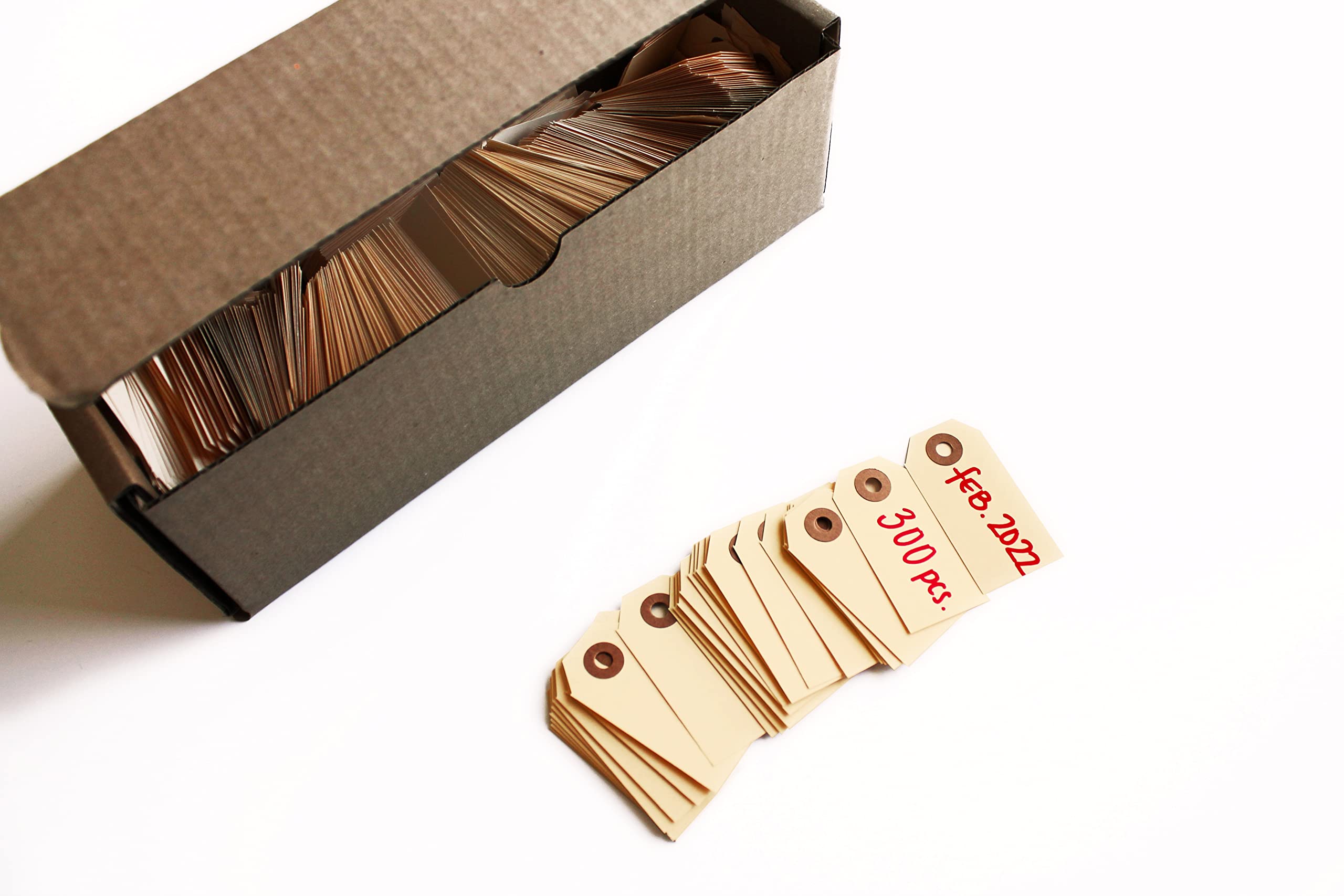 EnviroTag Unstrung Manila Shipping Tags, Size 1 (2 ¾'' x 1 ⅜''), 1000 pcs