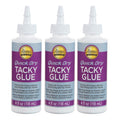Aleene's Quick Dry Tacky Glue, 4 FL OZ - 3 Pack, Multi