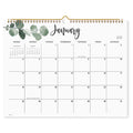 Cabbrix 2026 Year Monthly Wall Calendar, Runs from January 2026 to June 2027, Home Schooling Planner for Family and School, Wirebound, Large, 15 x 12 Inches