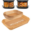 MMH 150PCs Air Fryer Liners for Ninja DZ071/DZ071C 7QT/Instant VersaZone 9QT,100PCs Small Liners for Divider Basket & 50PCs Large Disposable Paper Liners for 7QT MegaZone/Topzee 11QT