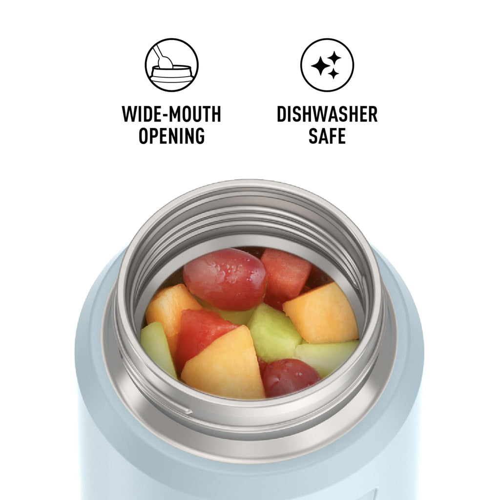 THERMOS, ICON Series, 16 Ounce Stainless Steel Vacuum Food Jar, Glacier
