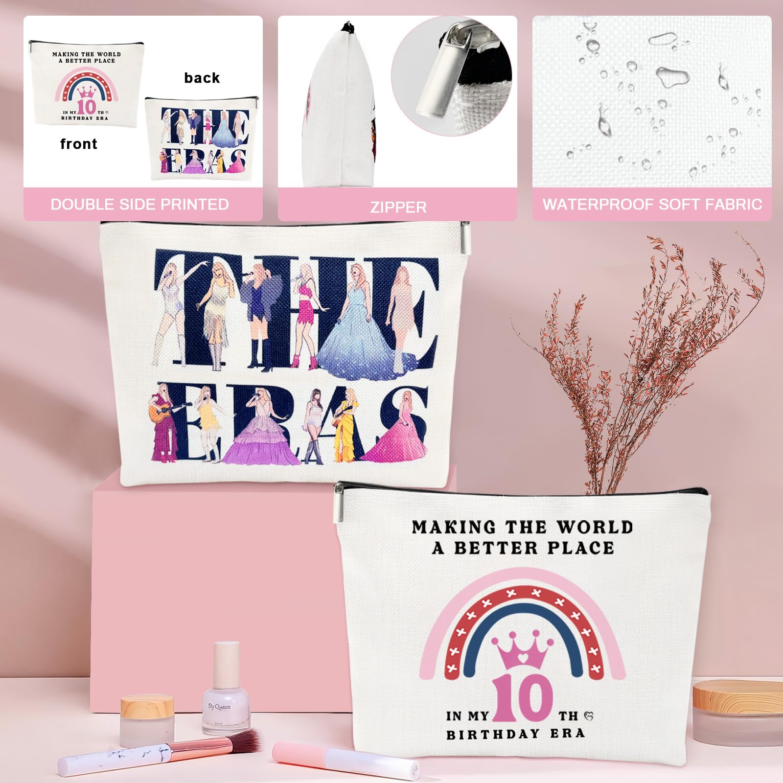 Gifts for 10 Year Old Girls, 10 Year Old Girl Birthday Gifts, 10 Years Old Girl Gift Ideas for Her, Daughter, Sister, Niece, Granddaughter, Popular Double Digits Birthday Gift for Teen Girls