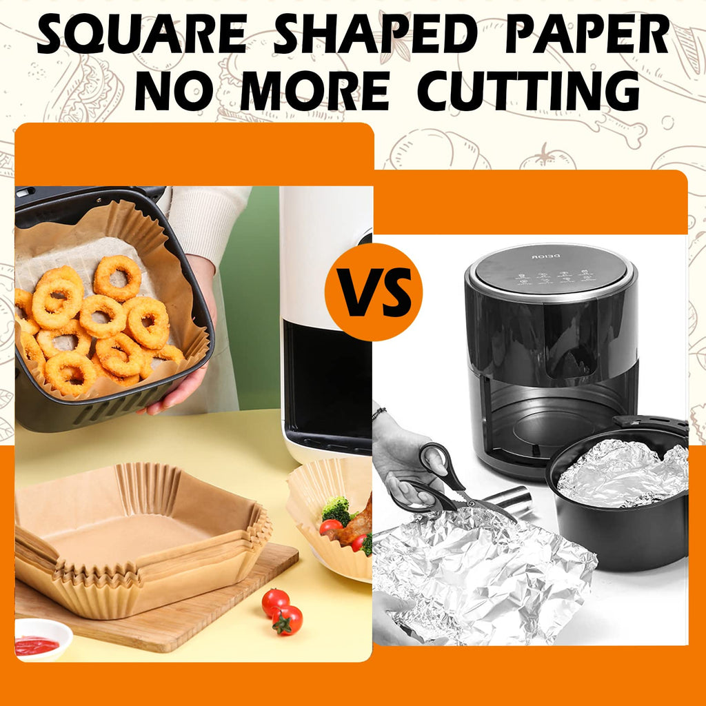 Air Fryer Liners 4qt for Philips 2000 Series, Airfryer Liners Disposable Parchment Paper for Air Fryer, 150PCS Air Fryer Parchment Paper Liners for 4qt Basket