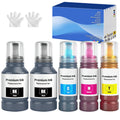 502 Ink Refill Bottles Replacement for Epson ET-2750 ET2760 ET-2850 ET-2800 ET-3750 ET-4750 ET-3760 ET-4760 ET-3830 ET-3850 Printer (5 Pack 2BK CMY) [ Not for Sublimation ]