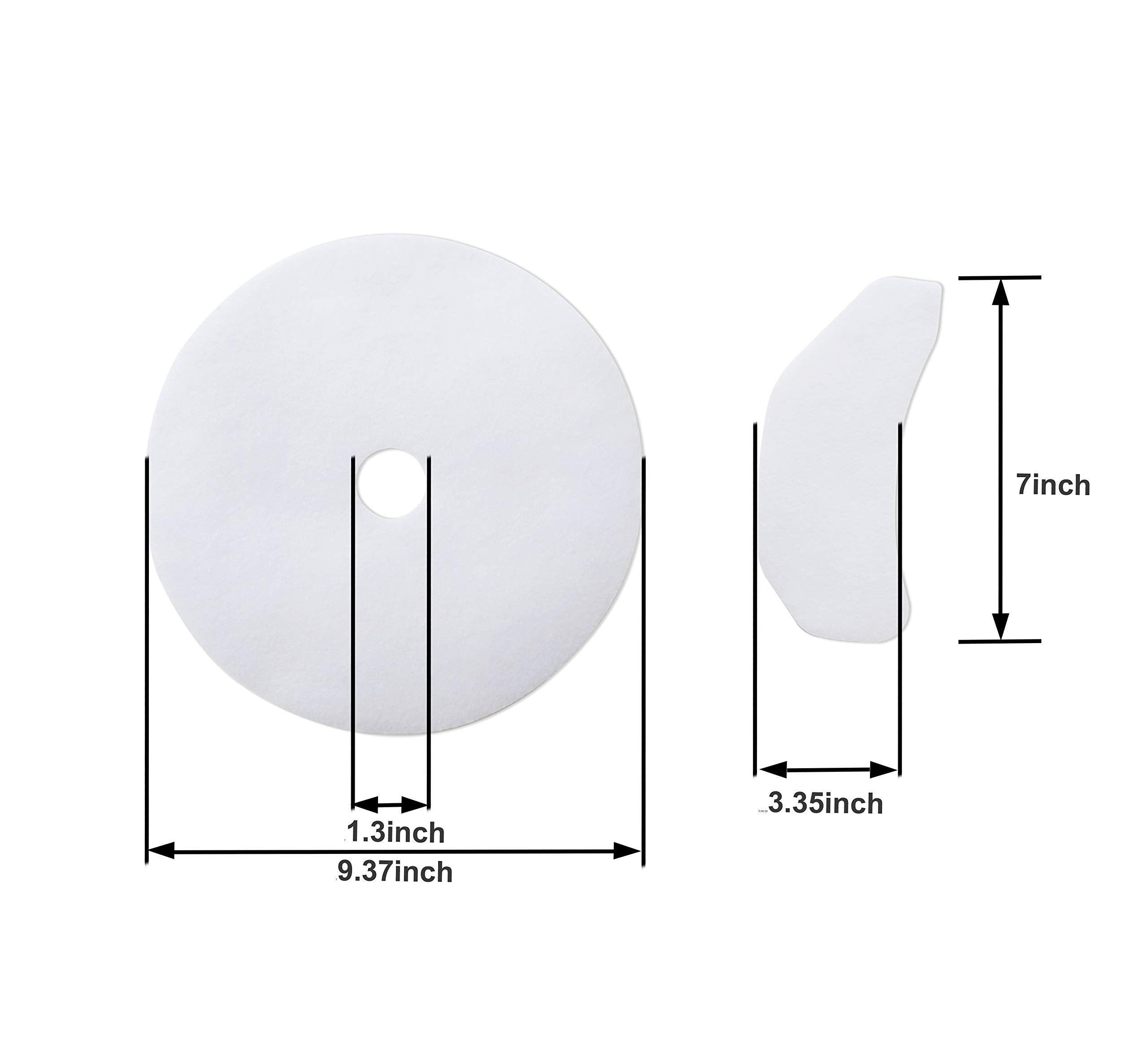 20 Pieces Cloth Dryer Exhaust Filter Including 16 Exhaust Filters & 4 Air Intake Filters Compatible with Sonya, Panda Magic Chef and Avant Dryers