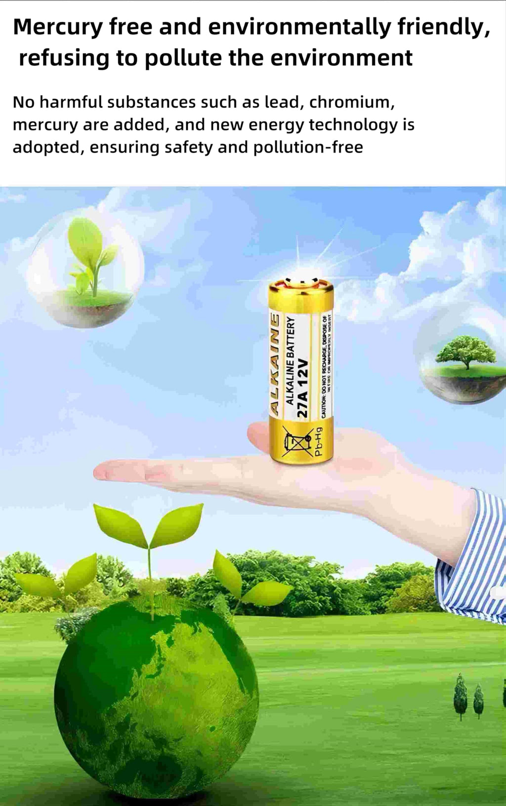 JNKXIXI 27A 12v Battery Alkaline Batteries (30)