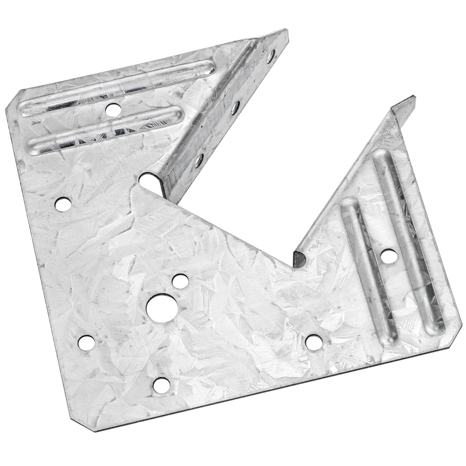 Coloch 20 Pack 18-Gauge Hurricane Tie, Hot Dip Galvanized Steel Joist Hangers Rafter Tie Brackets Heavy Duty Connector for Roofing Trusses, Wood Timbers, Resist High Wind/ Earthquake Forces