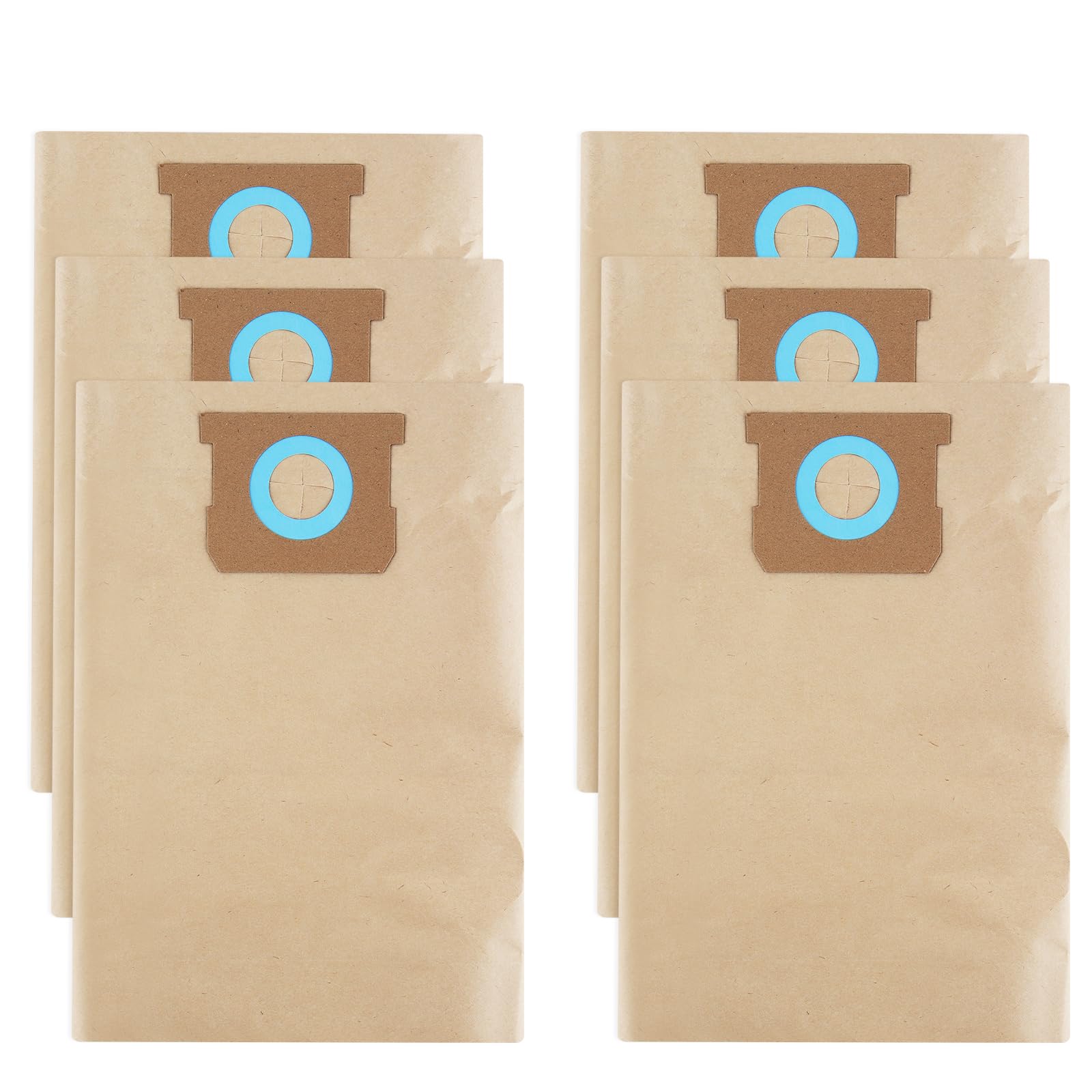 DXVA19-4102 Dust Bag, Vacuum Bags Compatible with DEWALT 12-16 Gallon Wet/Dry Vacuum DXV12P DXV14P DXV16P DXV16PA DXV16S (6 Pcs)