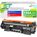with CHIP Compatible Toner Cartridge 134A W1340A Black 1100 Pages for M207 M207dw M209 M209d M209dw M234 M234d M234dw M234sdw M234sdn M235sdw, Can't Work with H P + Model End with ''e''