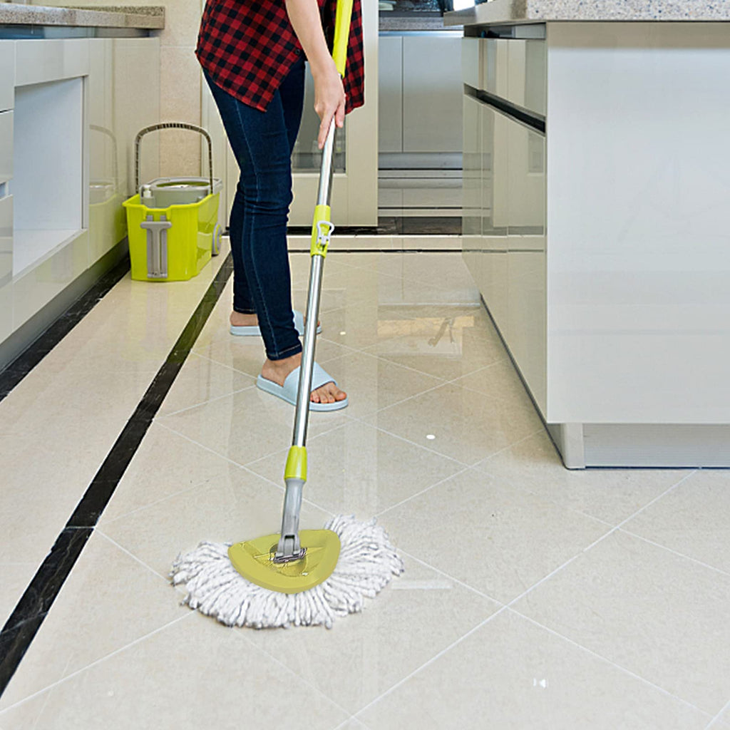 4 Pack EasyWring Spin Mop Refill - Mop Replacement Head,Microfiber Spin Mop Refills, Mop Easy Cleaning Floor Head Mop,Mops Head for Floor Cleaning