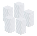 100% Cotton Terry Towels Cleaning Cloths Pack of 50 (12x12 Inches) White Cotton Terry Cloth Bar Rags White Bar Towels, Multipurpose High Absorbent Terry Towels for Cleaning Auto Detailing or Painters