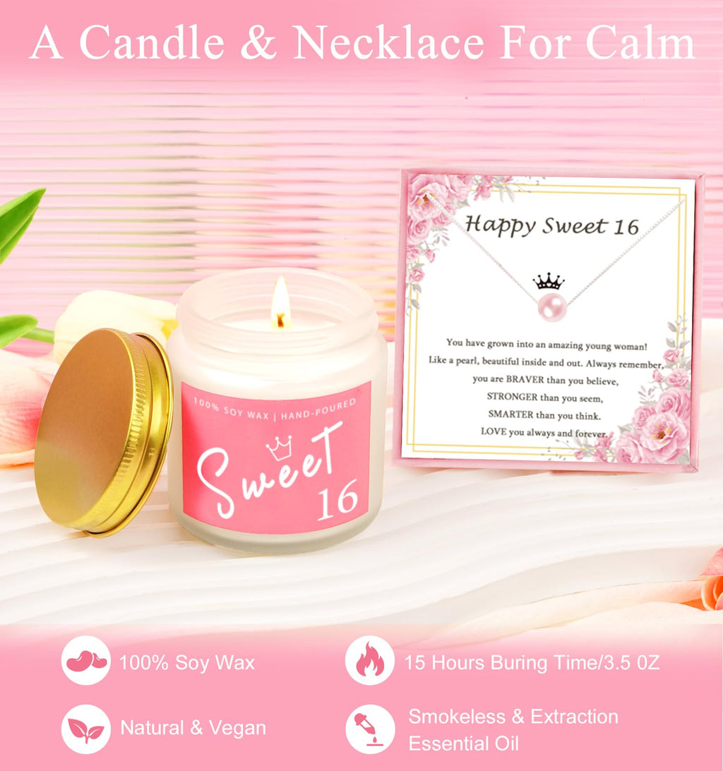 Sweet 16 Gifts for Girls, 16th Birthday Gifts Ideas for Girls, Unique Trendy Stuff for 16 Year Old Girl Teen, Daughter, Niece, Granddaughter, Her Happy 16th Birthday Decorations