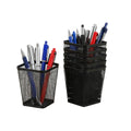 Gonice 6 Pack Pencil holder, Mesh Pen Holder for Desk, Black Pen Cup Desk Organizer for Home, Schoo and Office