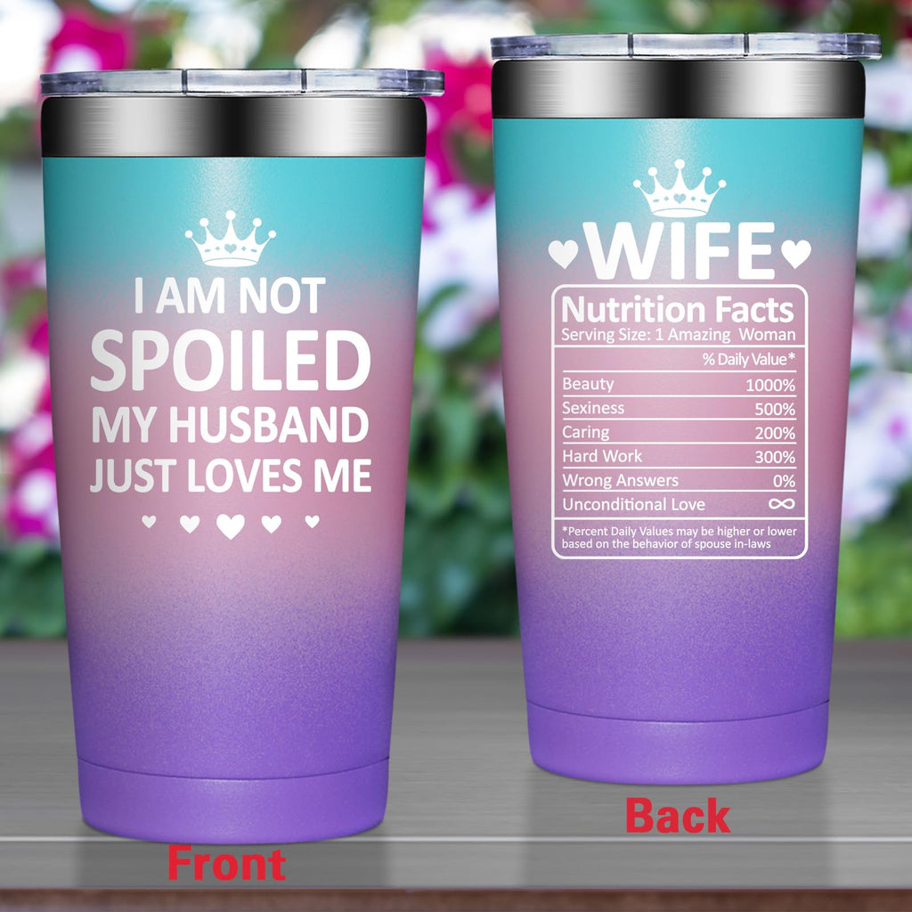 Grifarny Wife Gifts - Valentines Day Gifts for Her - Christmas, Mothers Day, Anniversary, Birthday Gift for Wife - Wifey Tumbler 20oz