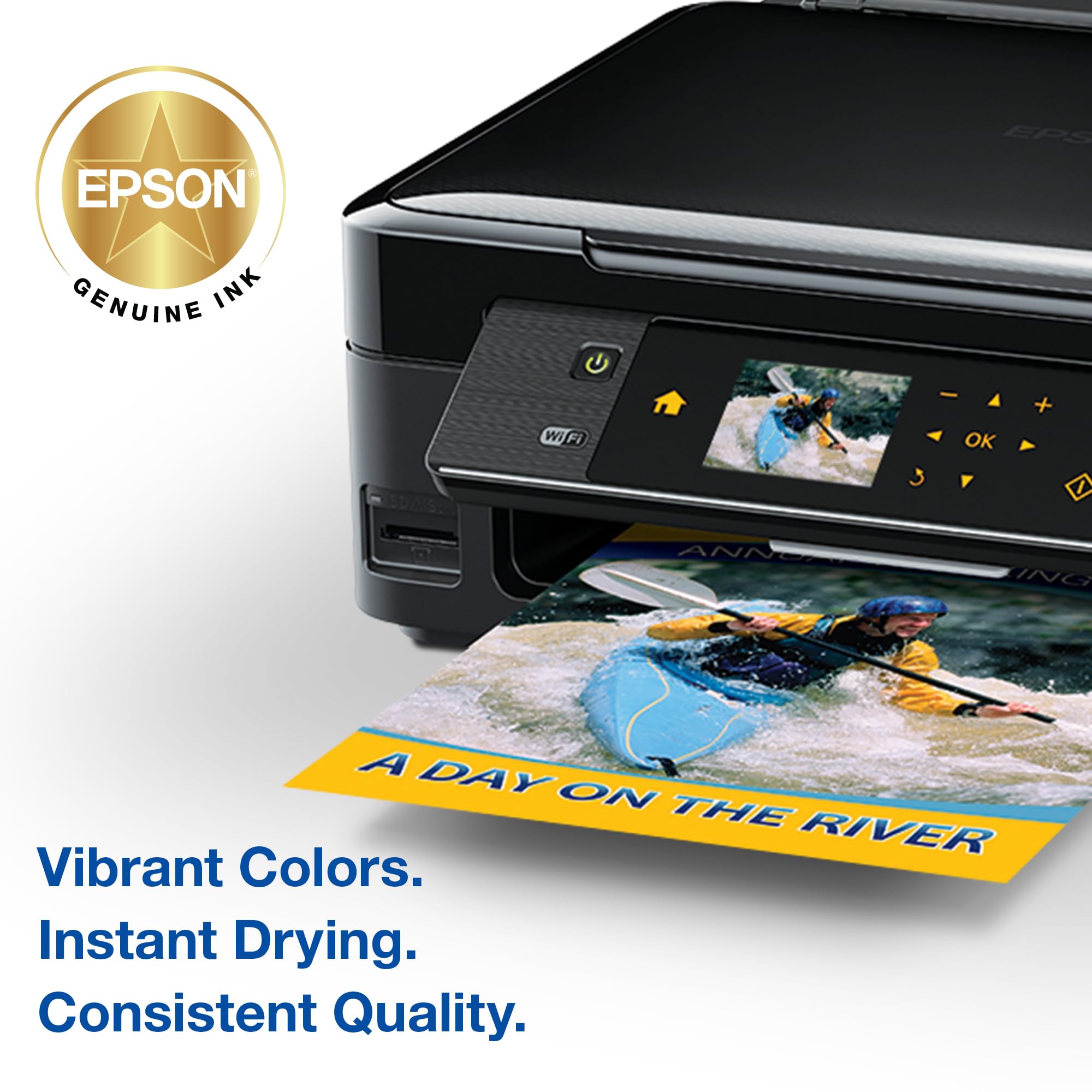 EPSON 200 DURABrite Ultra Ink Standard Capacity Black Cartridge (T200120-S) Works with WorkForce WF-2520, 2530, 2540, Expression XP-200, 300, 310, 400, 410