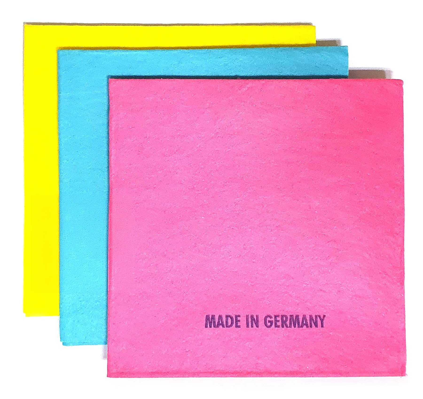 LENITH [15 packs] German Universal Household Color Dish cloths (3 Colors, 5 pack) Machine Washable Super Absorbent, Drying Eco-Friendly Non-woven Fabric Kitchen Cleaning Cloth