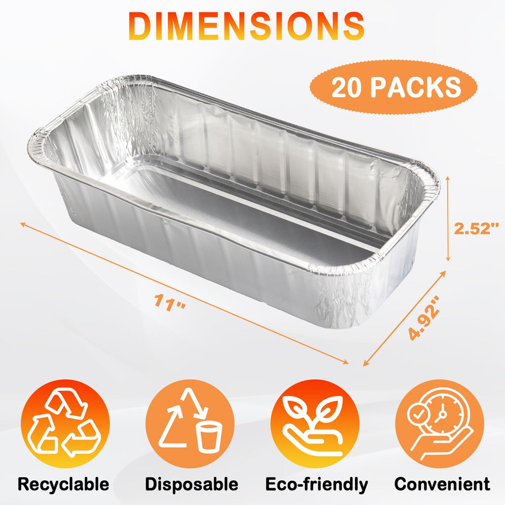 GS4 Genesis 2 Foil Drip Pans for Weber GS4 Genesis II/II LX 400/600(2016+), Summit 400/600 SER, Searwood 600,6489 Aluminum BBQ Grease Catch Trays Liner Replacement for Weber 28''/36" Gas Griddle,20PCS