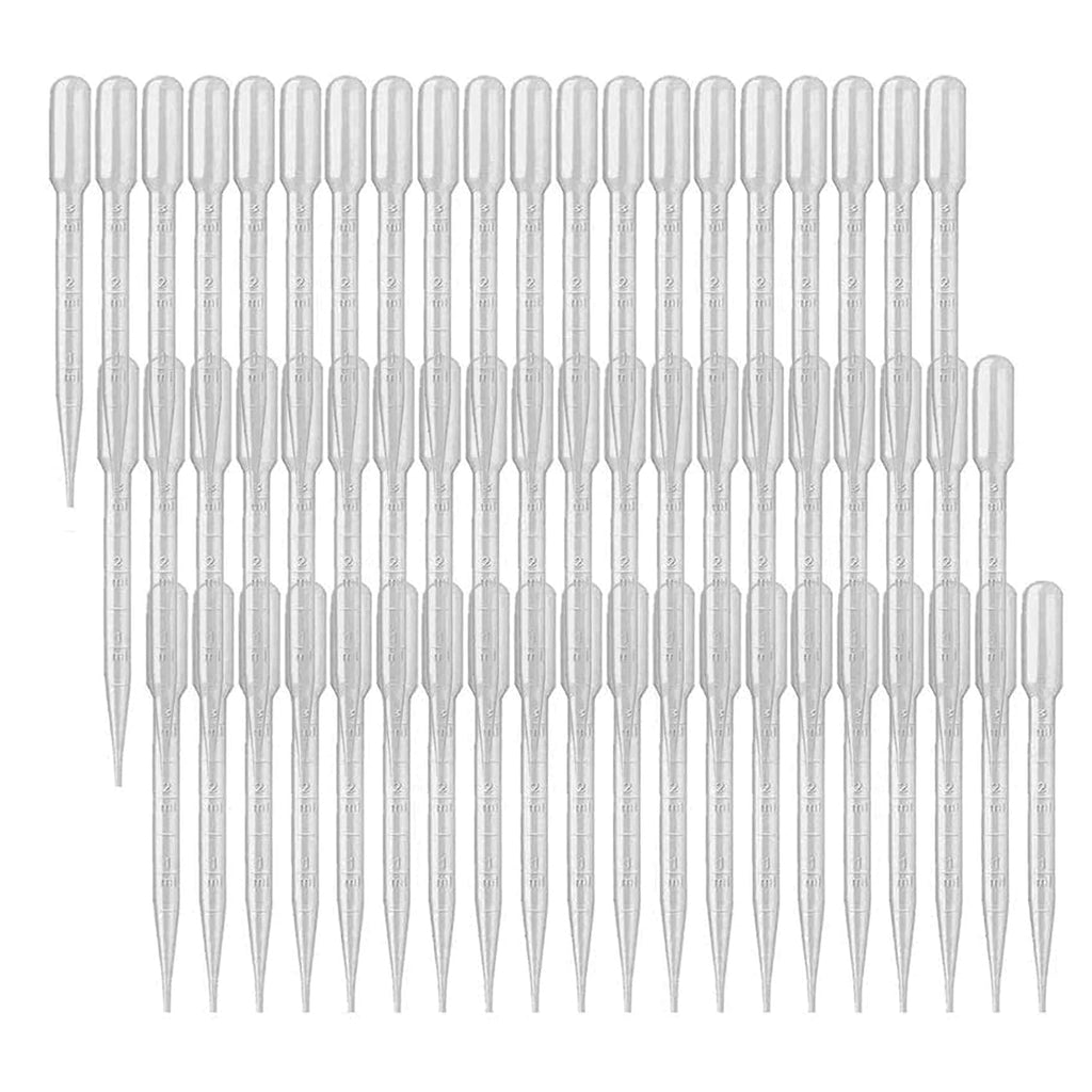 300PCS 3ML Plastic Transfer Pipettes, YSSHUI Disposable Pipette Transfer Pipettes for Essential Oil Pipette Makeup Tool