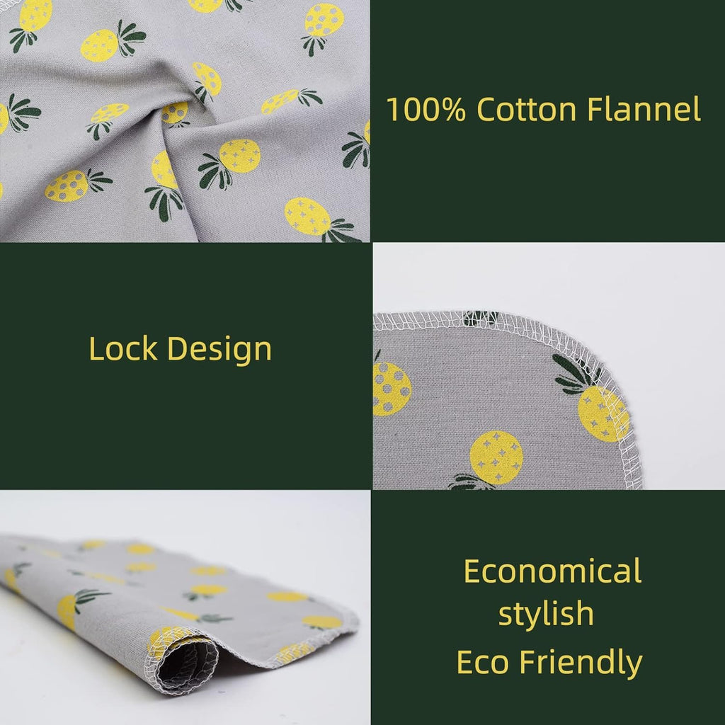 Chloven Paperless Towels Roll Washable Cotton Cloth, Reusable Paper Towels - 25 Pack with Durable Cardboard Roll - 10" X 10" Zero Waste Reusable Napkins Eco Friendly
