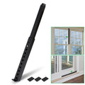 Forestchill Adjustable Window Security Bar, Extends from 10" to 18" Window Locks Bar for Inside Sliding Window, Black