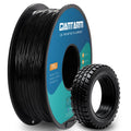 GIANTARM TPU 3D Printer Filament Black, Soft Flexible Filament 95A, Dimensional Accuracy +/-0.05mm, 1KG (2.2LBS), 1.75mm Fit for All 3D Printers, Vacuum Packaging
