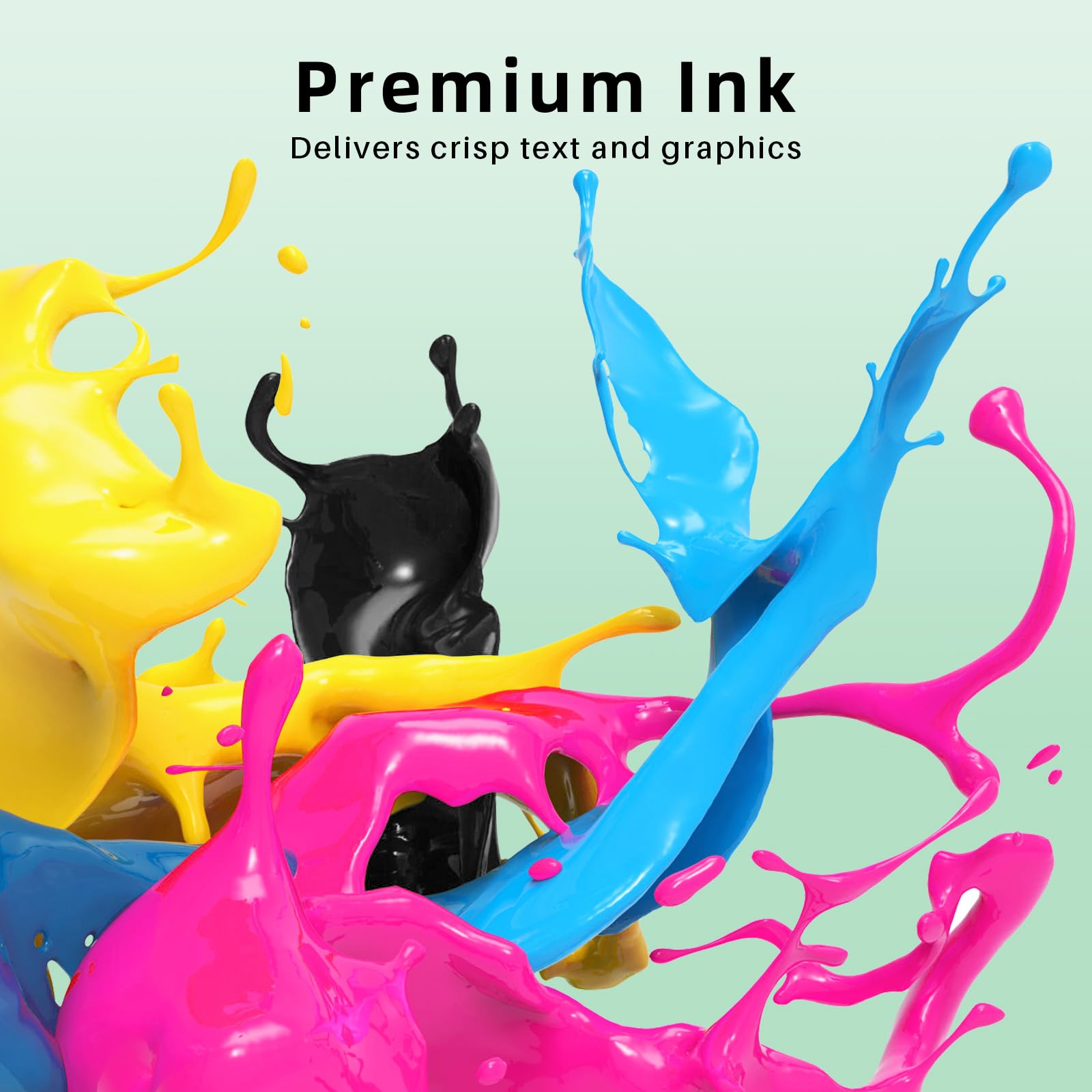 LC406 Ink Cartridges Compatible Replacement for Brother LC406 LC406XL LC 406 Ink Work with MFC-J4335DW MFC-J5855DW MFC-J6555DW MFC-J4535DW MFC-J6955DW Printer (Black Cyan Magenta Yellow)