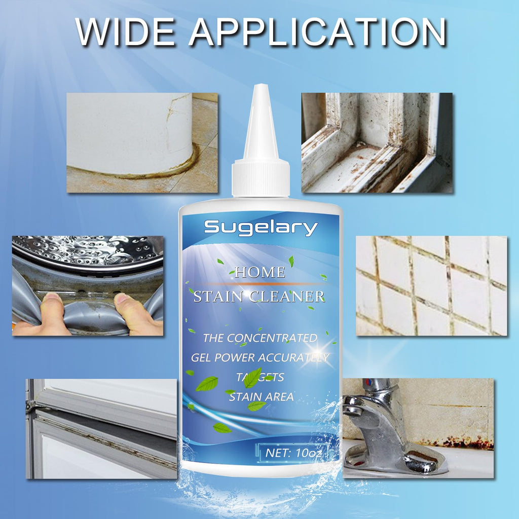 Mould Stains Cleaning Gel, Washing Machine Cleaner for Front Loader Seal, All-Purpose Gel for Bathroom Grout, Sink, Shower, Caulk, Front Load Washer Cleaning Solution-10 fl oz