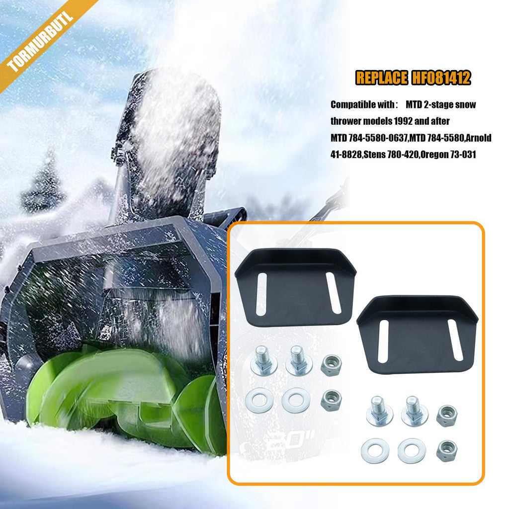784-5580 784-5580-0637 Snow Thrower Slide Shoes Skids for MTD Snow Blower Replacement Parts 41-8828 780-420 73-031(2PCS)