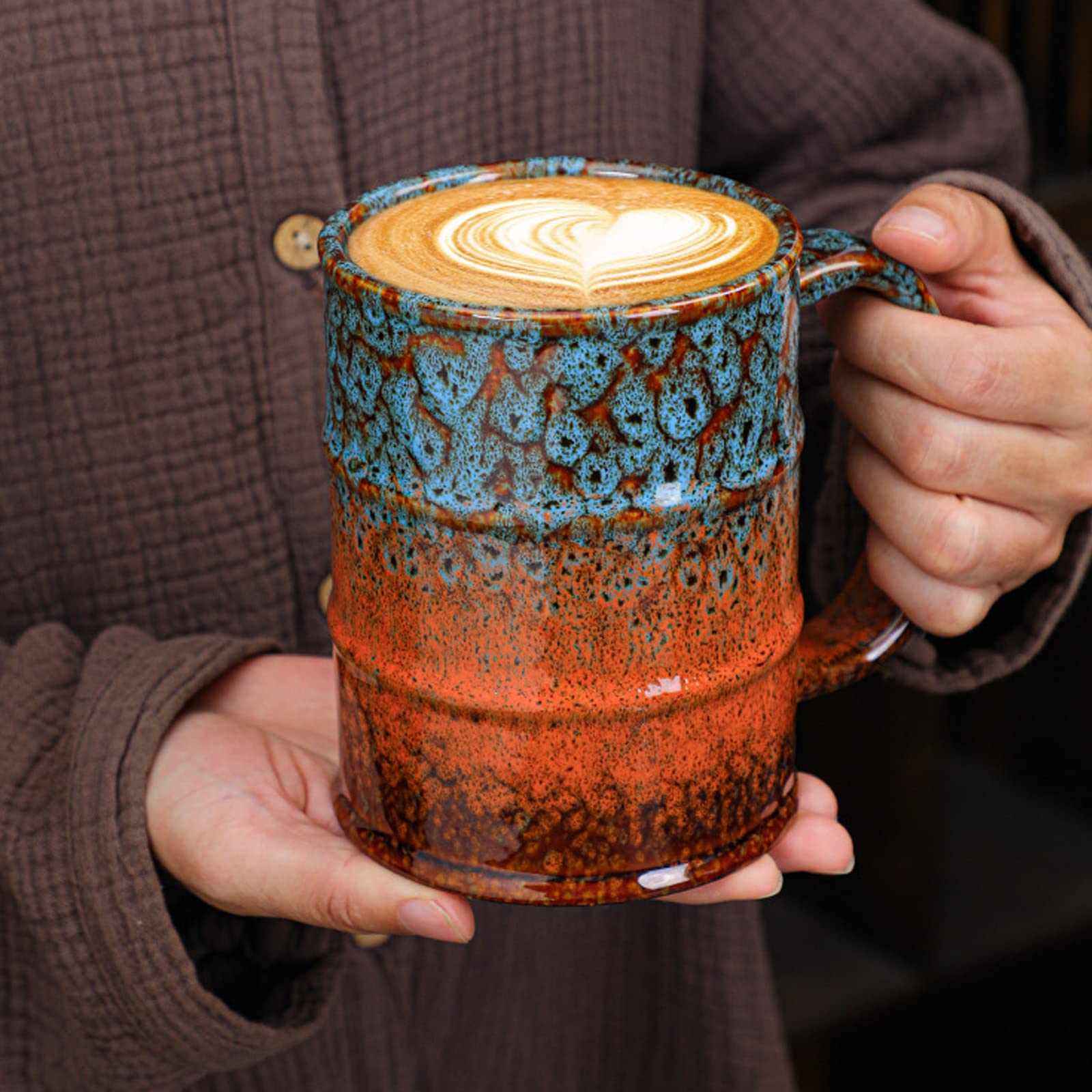 Coffee Mug-Beer Mugs,20 Oz Coffee Cups Ceramic Tea Cup Large Coffee Mug for Office and Home - Dishwasher and Microwave Safe Novelty Coffee Mugs, 1pcs.
