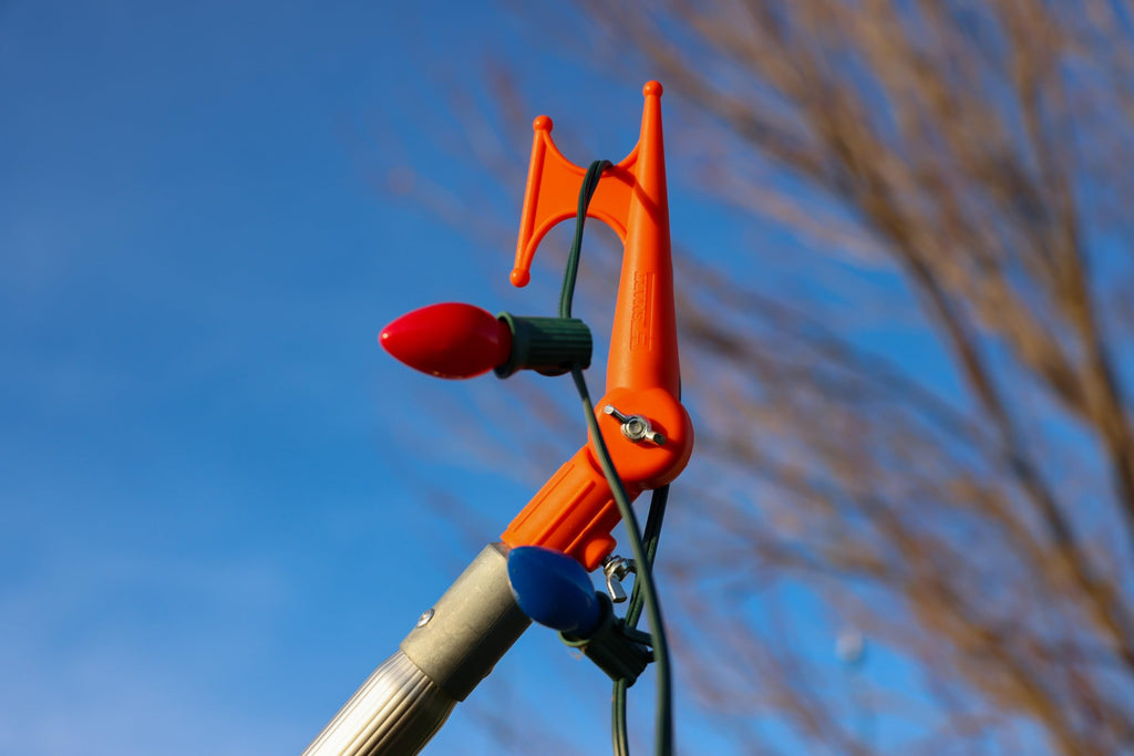 EZ SMART Handy Hook, Multi-Purpose Utility Hook, Adjustable Elbow, Screw on to Standard Thread Extension Pole for Hanging Bird Feeders, Christmas Lights, Ropes, Boats, Pool, and More