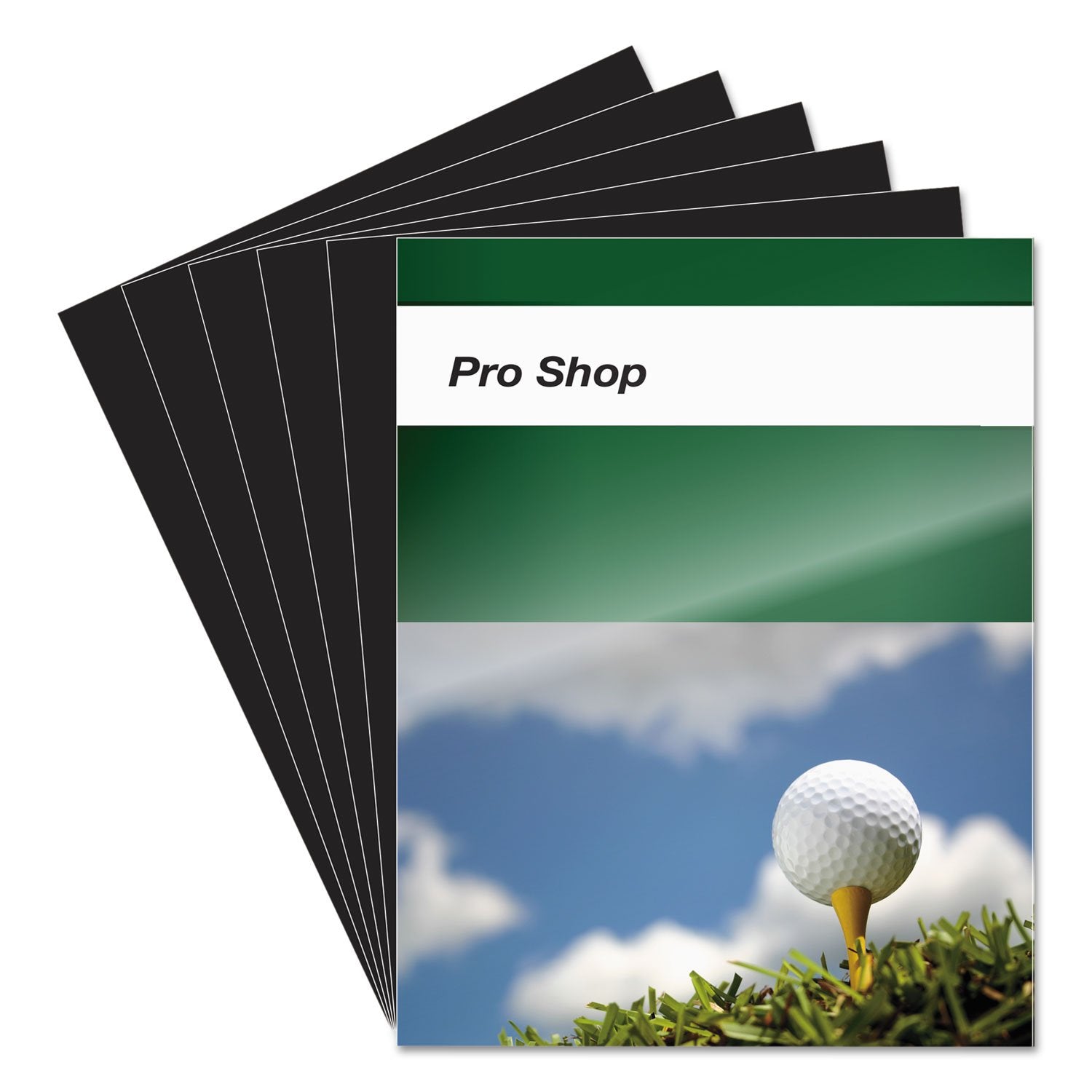 Fellowes Futura Presentation Covers, Letter, 25 Pack (Black), 5224901