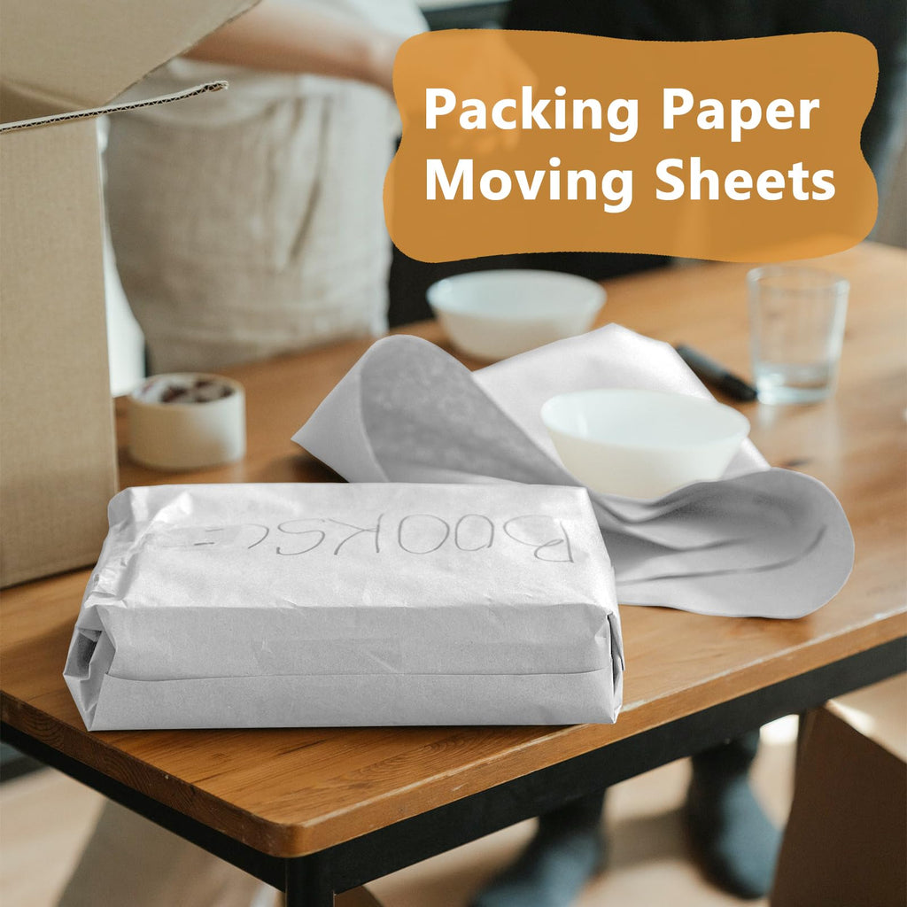 Noafocks Packing Paper for Moving, Newsprint Paper for Shipping Transportation,Packing Paper for Fragile Items(50sheets-27.5”x16.5”)