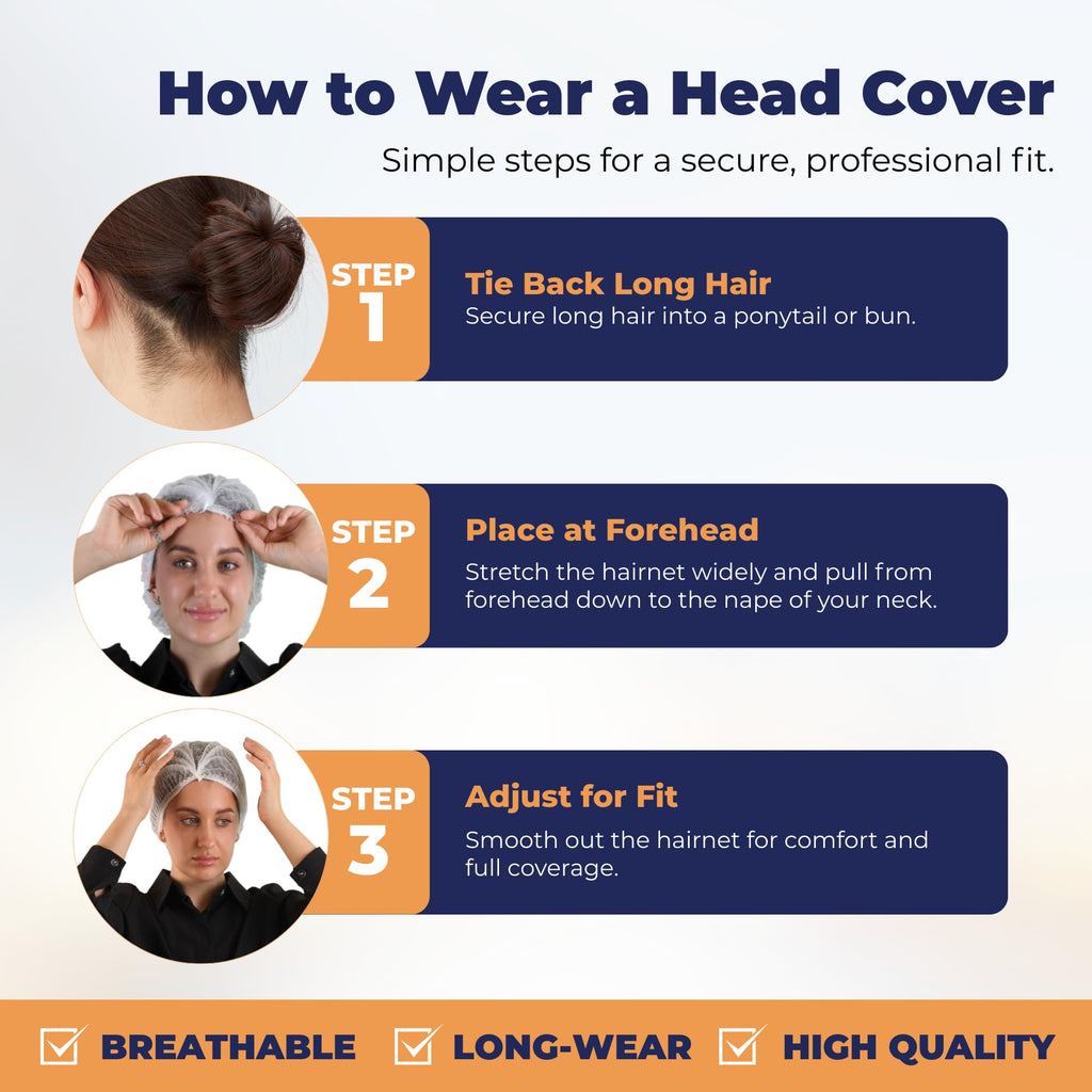 100 Pack Hair Nets 24 Inch White Invisible Mesh Nylon Hair Net Food Service Elastique Cheveux Kitchen Bun Bouffant Wig Cap Hairnet Food Service Massage Labs Salon wrap