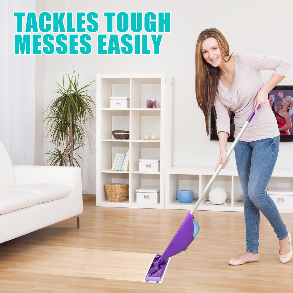 30 Count Disposable Wetjet Pads Refills for Swiffer Wet Jet,Spray Wet Pads Refill, Heavy Duty Mop Pad Refills,All Purpose Multi Surface Floor Cleaning, Thickness&Absorbent