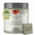 Country Chic All-in-One Chalk Paint for Furniture, Cabinets, Home Decor, Eco-Friendly, Matte Finish, Built-In Primer & Top Coat for Wood, Metal - Sage Advice (Sage Green) - Pint 16 oz (475 ml)