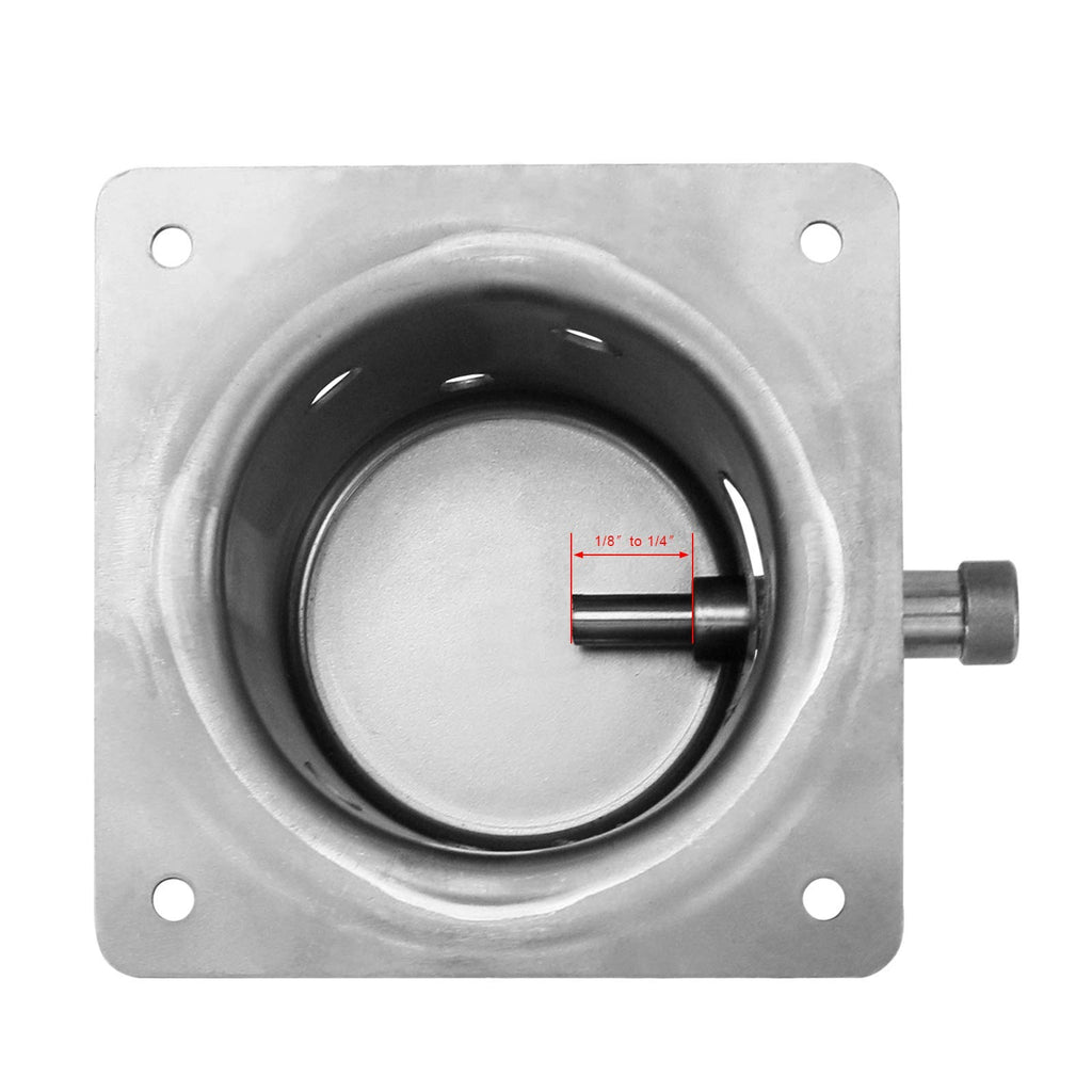 Utheer Fire Burn Pot for Traeger and Pit boss Wood Pellet Grills, Smoker Replacement Parts for Traeger 070, 075, 5 x 3.5 x 3.75 Inches
