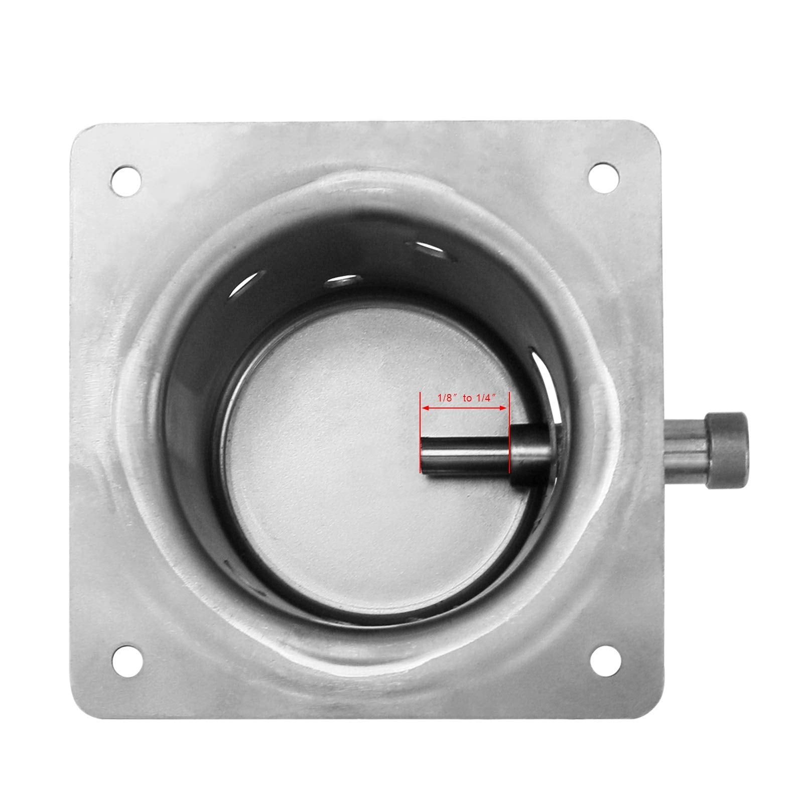 Utheer Fire Burn Pot for Traeger and Pit boss Wood Pellet Grills, Smoker Replacement Parts for Traeger 070, 075, 5 x 3.5 x 3.75 Inches