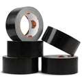 TAPEBEAR 5-Pack Black Duct Tape Heavy Duty 1.88 Inch x 30 Yards, Waterproof Tape 9mil Thick Strong Adhesive Tape, Writable, No Residue and Tear by Hand for Repairs, Crafts and Sealing