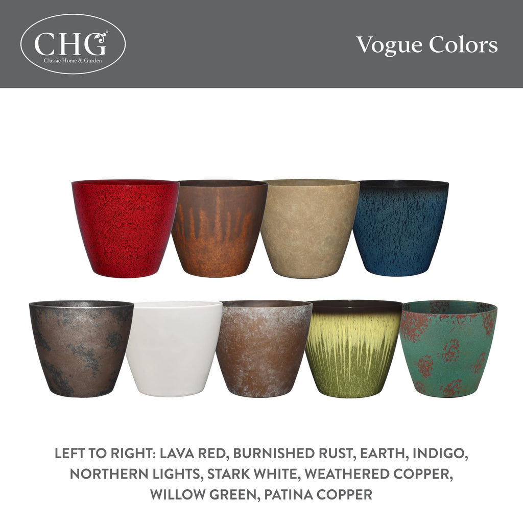 Vogue 8" Planter - Willow Green